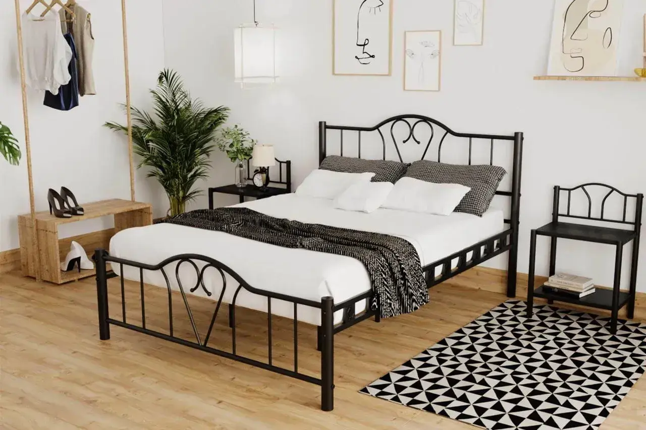 Кровать Magnusplus Orkide 160x200 (Black)