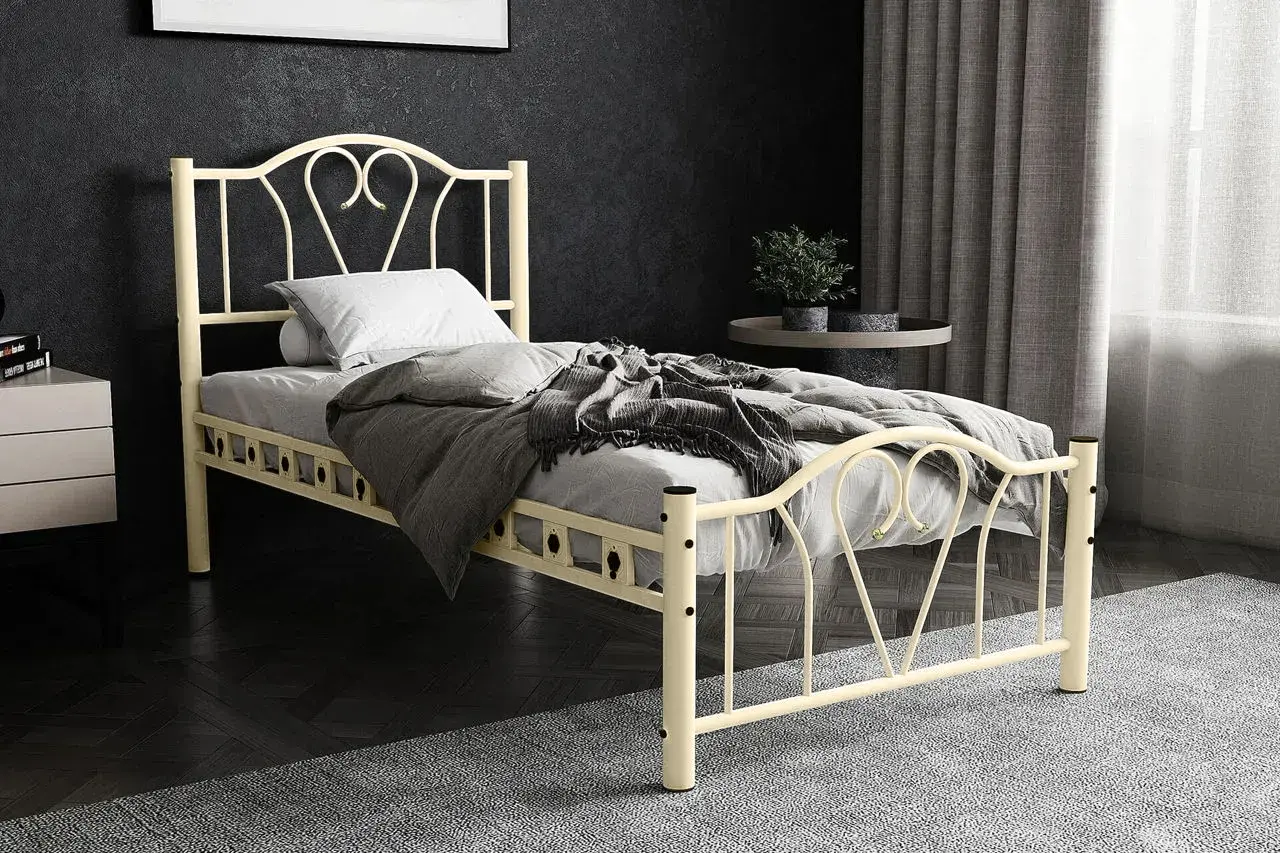 Кровать Magnusplus Orkide 90x200 (Cream)