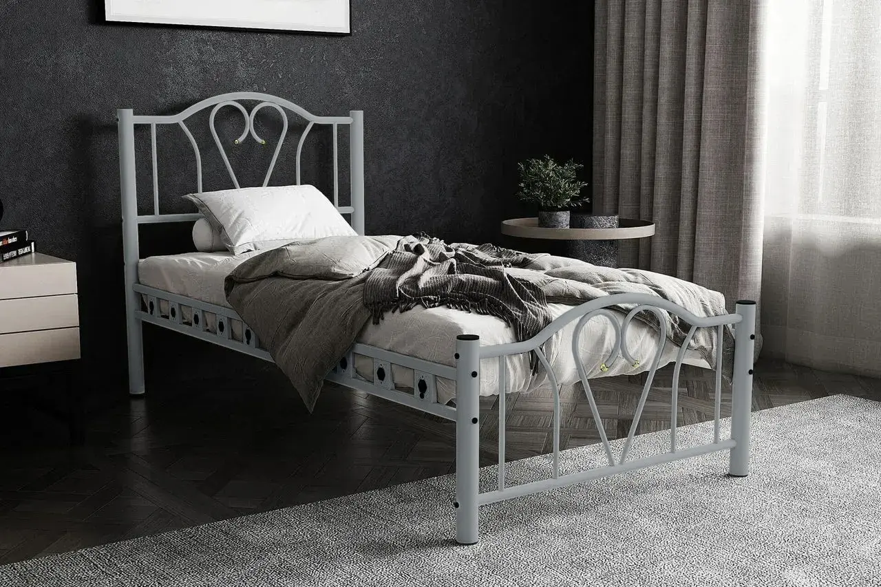 Кровать Magnusplus Orkide 90x200 (Grey)