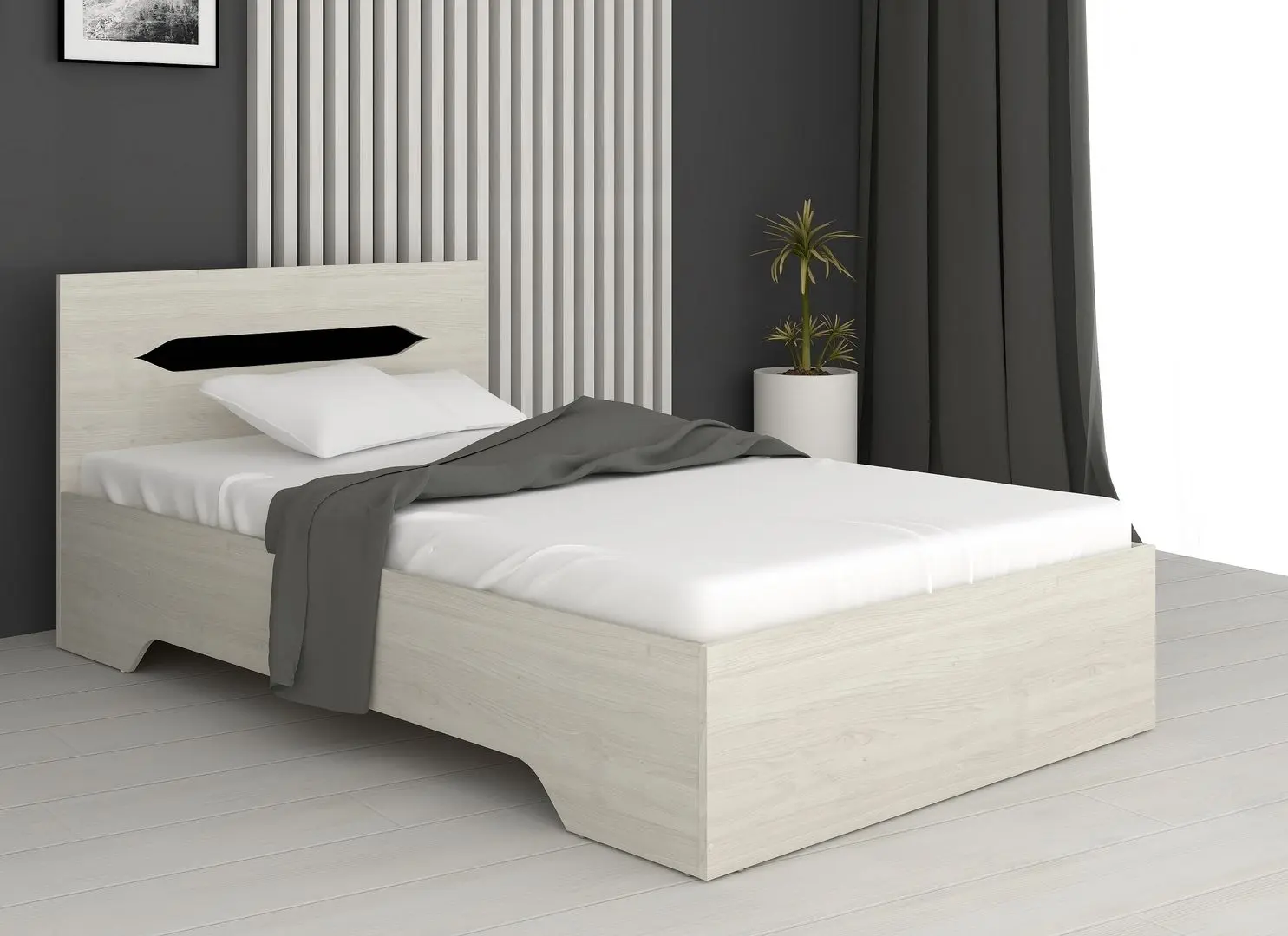 Кровать Marcel Prod Valencia RO 120x200 (Craft Oak White)