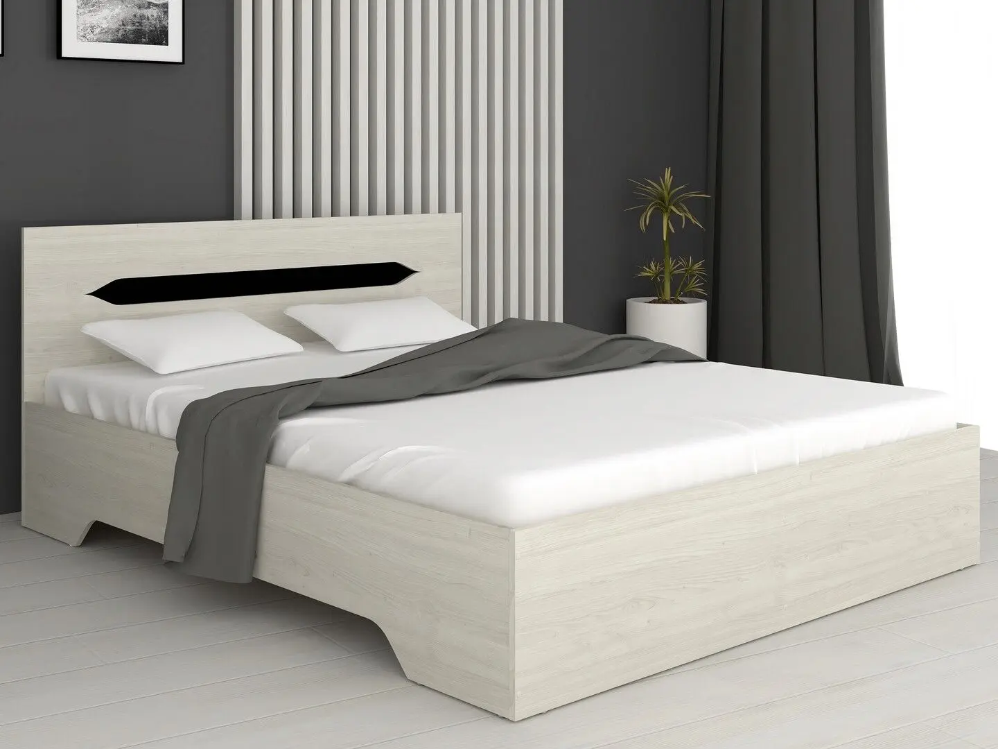 Кровать Marcel Prod Valencia RO 160x200 (Craft Oak White)