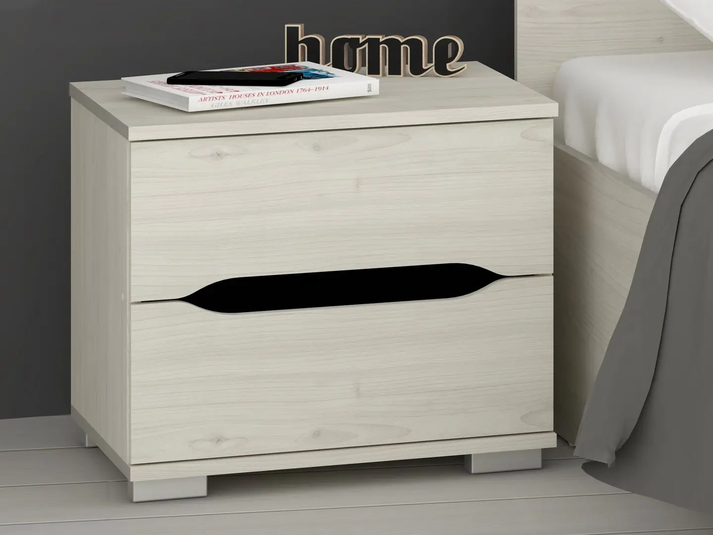 Pat + noptiere Marcel Prod Valencia 140x200 (Oak Anchor Light)