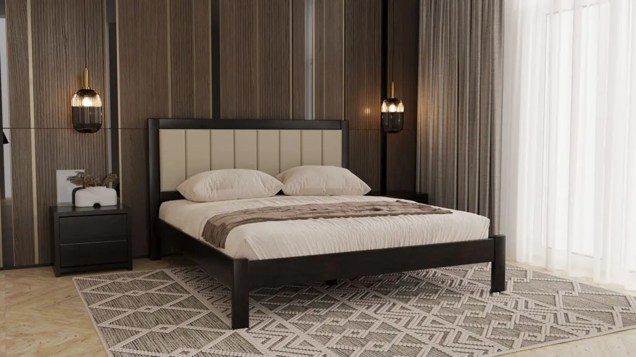 Кровать MaxDiMob Francesca 160x200 (Dark Nut)