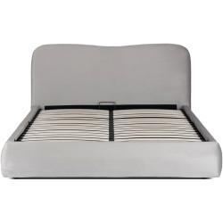Pat Mebel Elite Bristol mecanism de ridicare 140x200 Velour (Grey) Thumb