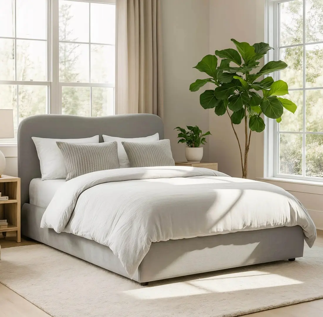 Pat Mebel Elite Bristol mecanism de ridicare 140x200 Velour (Grey)