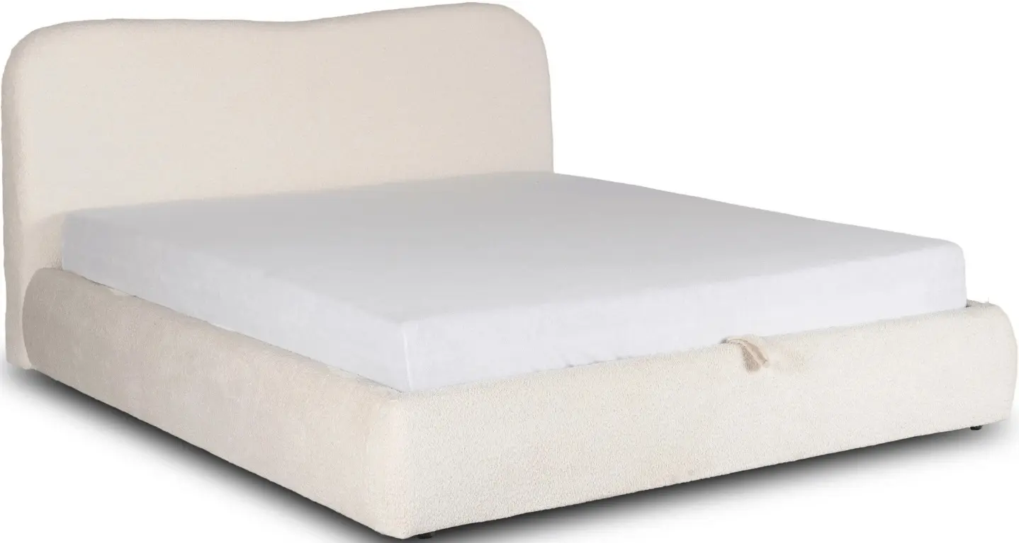 Pat Mebel Elite Bristol mecanism de ridicare 160x200 Boucle (Cream) - 2