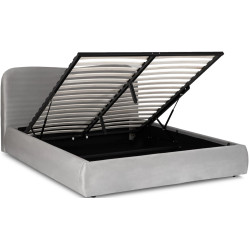 Pat Mebel Elite Bristol mecanism de ridicare 160x200 Velour (Grey) Thumb