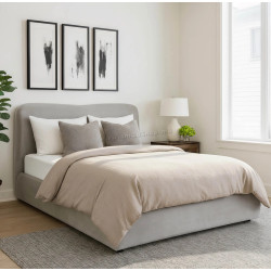 Pat Mebel Elite Bristol mecanism de ridicare 160x200 Velour (Grey)