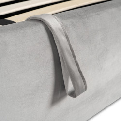 Pat Mebel Elite Bristol mecanism de ridicare 160x200 Velour (Grey) Thumb
