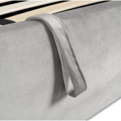 Pat Mebel Elite Bristol mecanism de ridicare 180x200 Velour (Grey) Thumb