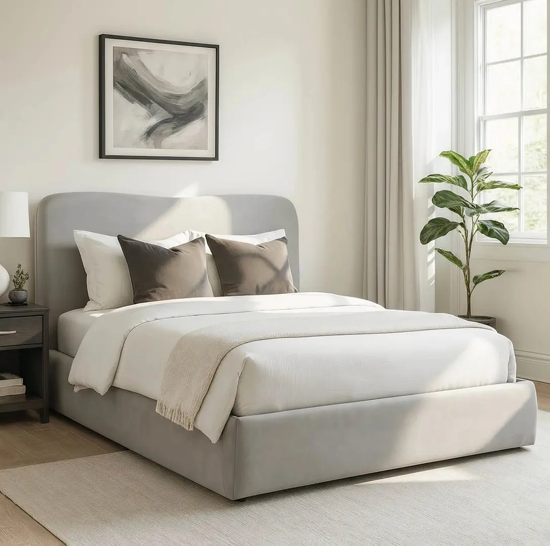 Pat Mebel Elite Bristol mecanism de ridicare 180x200 Velour (Grey)