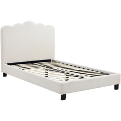 Кровать Mebel Elite Crater 120x200 Boucle (Cream) Thumb