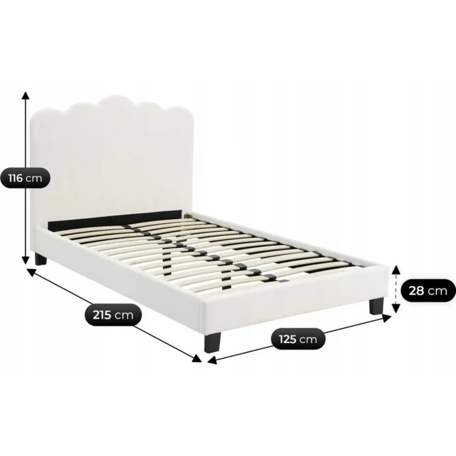 Pat Mebel Elite Crater 120x200 (Cream) - 3