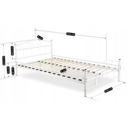 Кровать Mebel Elite Griffin 120x200 (White) Thumb