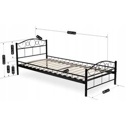 Pat Mebel Elite Griffin 90x200 (Black) Thumb