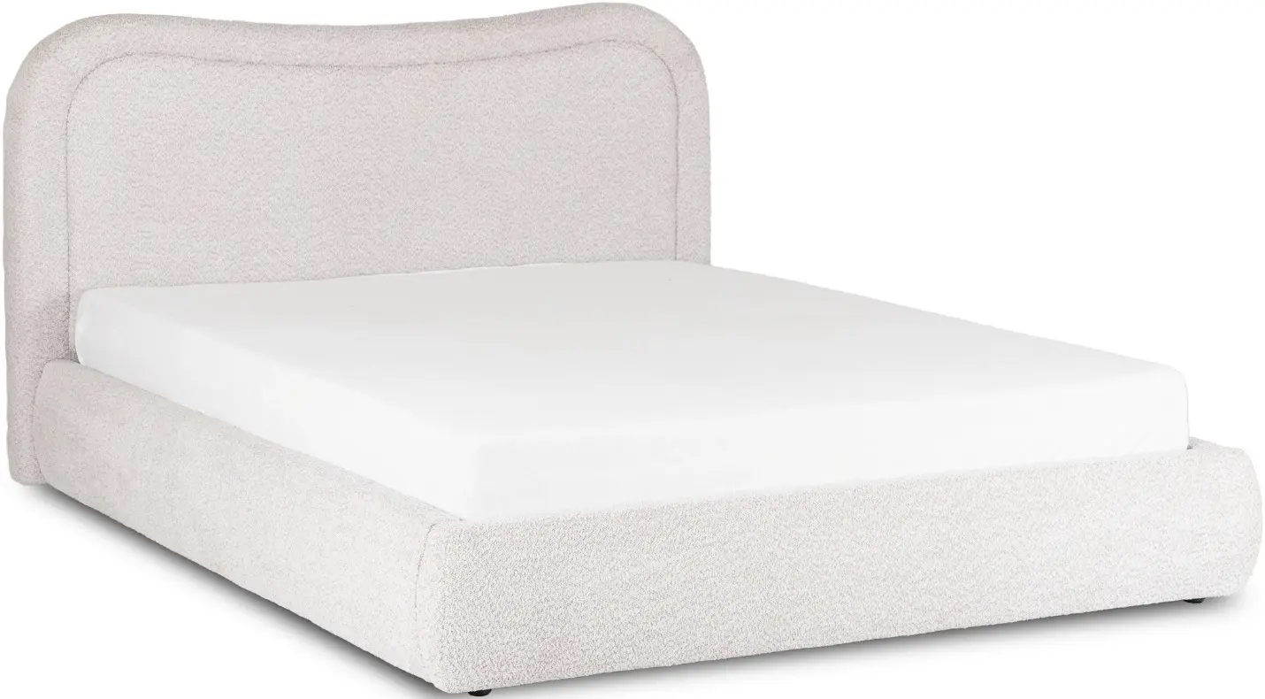 Pat Mebel Elite Haga mecanism de ridicare 160x200 Boucle (Grey) - 2