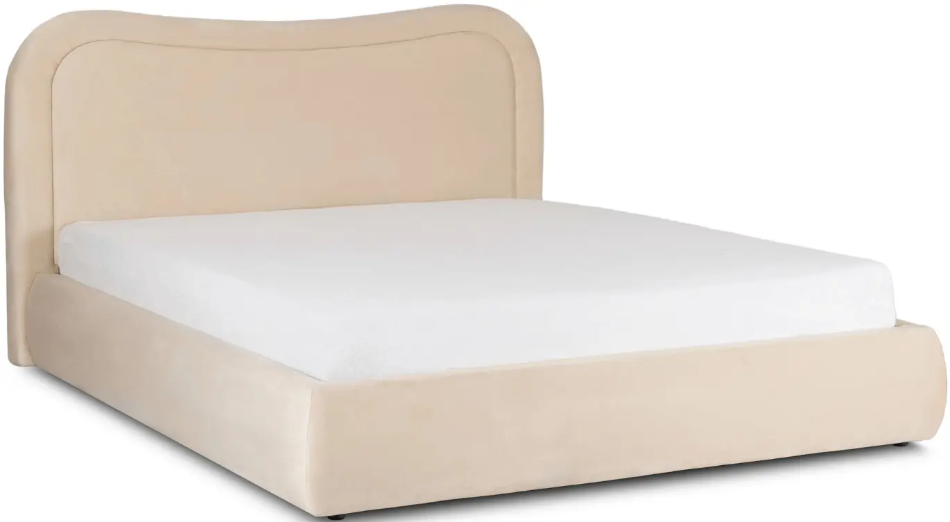 Pat Mebel Elite Haga mecanism de ridicare 160x200 Velour (Cream) - 2