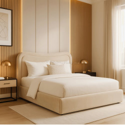 Pat Mebel Elite Haga mecanism de ridicare 160x200 Velour (Cream)