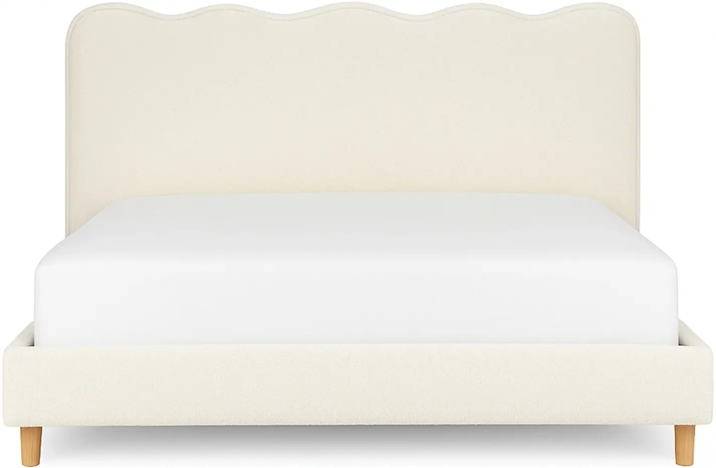 Кровать Mebel Elite Izmir 160x200 Boucle (Cream) - 2
