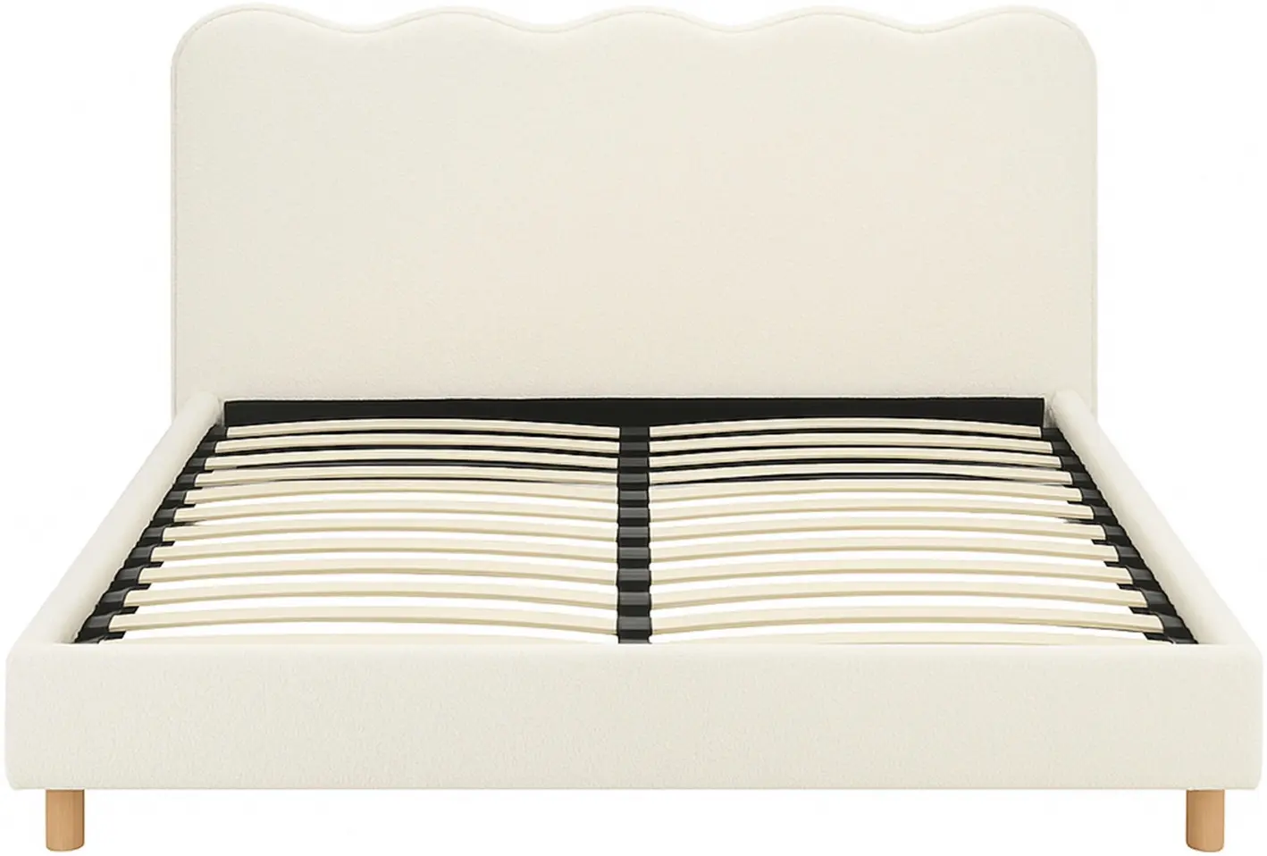 Кровать Mebel Elite Izmir 160x200 Boucle (Cream) - 3
