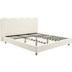 Кровать Mebel Elite Izmir 160x200 Boucle (Cream) Thumb