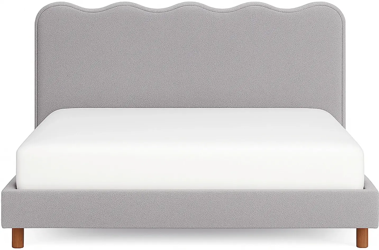 Кровать Mebel Elite Izmir 160x200 Boucle (Grey) - 3
