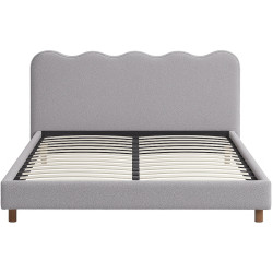 Кровать Mebel Elite Izmir 160x200 Boucle (Grey) Thumb