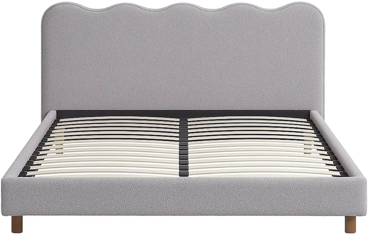 Кровать Mebel Elite Izmir 160x200 Boucle (Grey) - 4