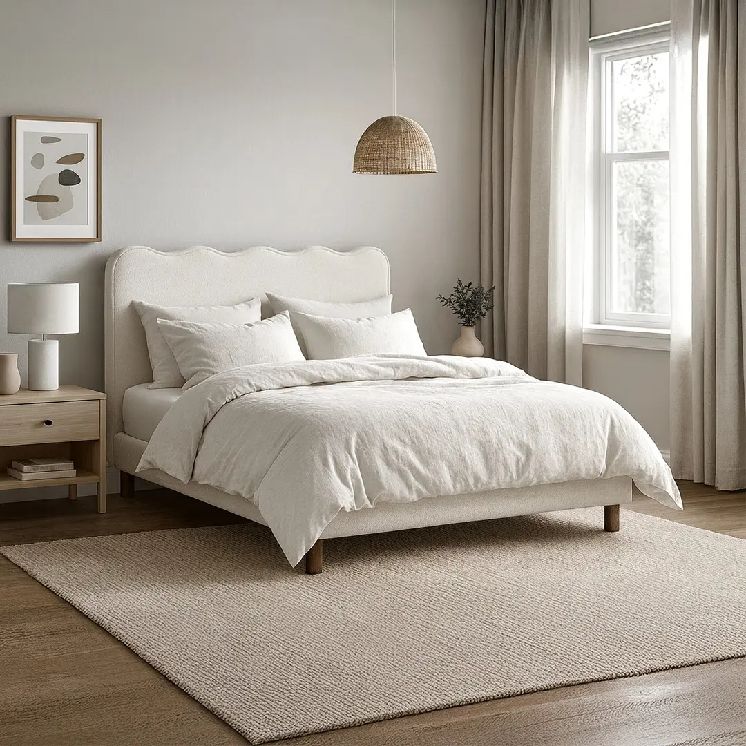 Кровать Mebel Elite Izmir 160x200 (Cream)