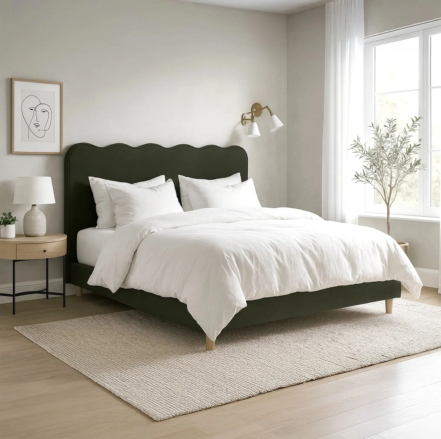 Кровать Mebel Elite Izmir 160x200 (Green) - 2