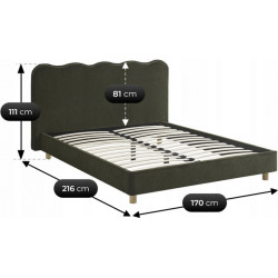 Кровать Mebel Elite Izmir 160x200 (Green) Thumb