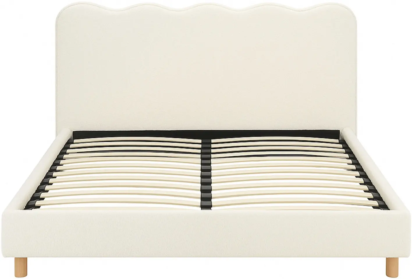 Кровать Mebel Elite Izmir 180x200 Boucle (Cream) - 3