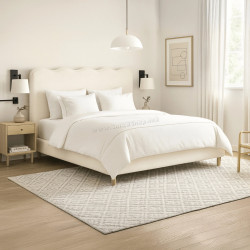 Кровать Mebel Elite Izmir 180x200 Boucle (Cream)
