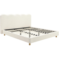Кровать Mebel Elite Izmir 180x200 Boucle (Cream) Thumb