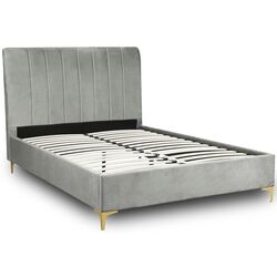 Pat Mebel Elite Lionel 140x200 (Grey/Golden Chrome) Thumb
