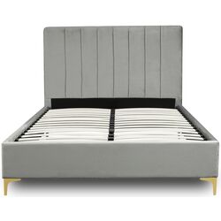 Pat Mebel Elite Lionel 140x200 (Grey/Golden Chrome) Thumb