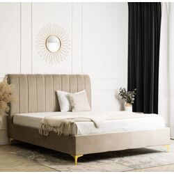 Pat Mebel Elite Marcelo 160x200 (Beige/Gold)
