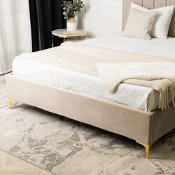 Pat Mebel Elite Marcelo 160x200 (Beige/Gold) Thumb
