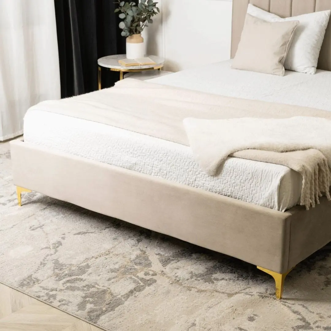 Pat Mebel Elite Marcelo 160x200 (Beige/Gold) - 8