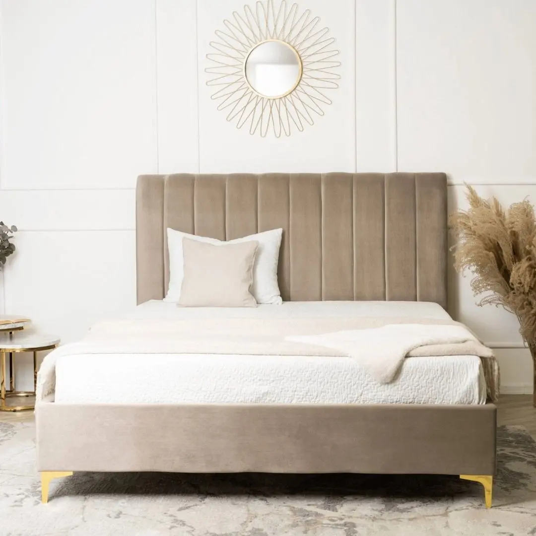 Pat Mebel Elite Marcelo 160x200 (Beige/Gold) - 10