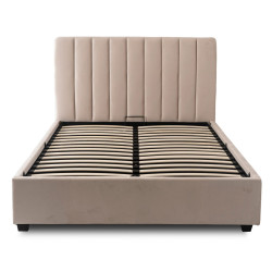 Pat Mebel Elite Mari Velour 140x200 (Cream) Thumb