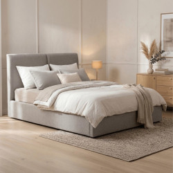 Pat Mebel Elite Marsylia 140x200 cu mecanism de ridicare (Grey)