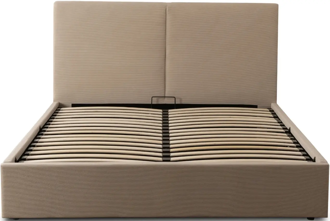 Pat Mebel Elite Marsylia 160x200 Velvet cu mecanism de ridicare (Beige) - 2