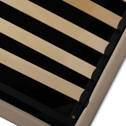 Pat Mebel Elite Marsylia 160x200 Velvet cu mecanism de ridicare (Beige) Thumb