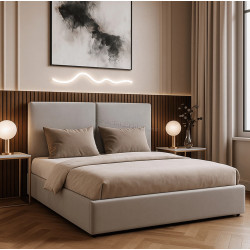 Pat Mebel Elite Marsylia mecanism de ridicare 140x200 Velour (Grey)