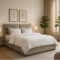 Pat Mebel Elite Marsylia mecanism de ridicare 160x200 Velour (Grey)