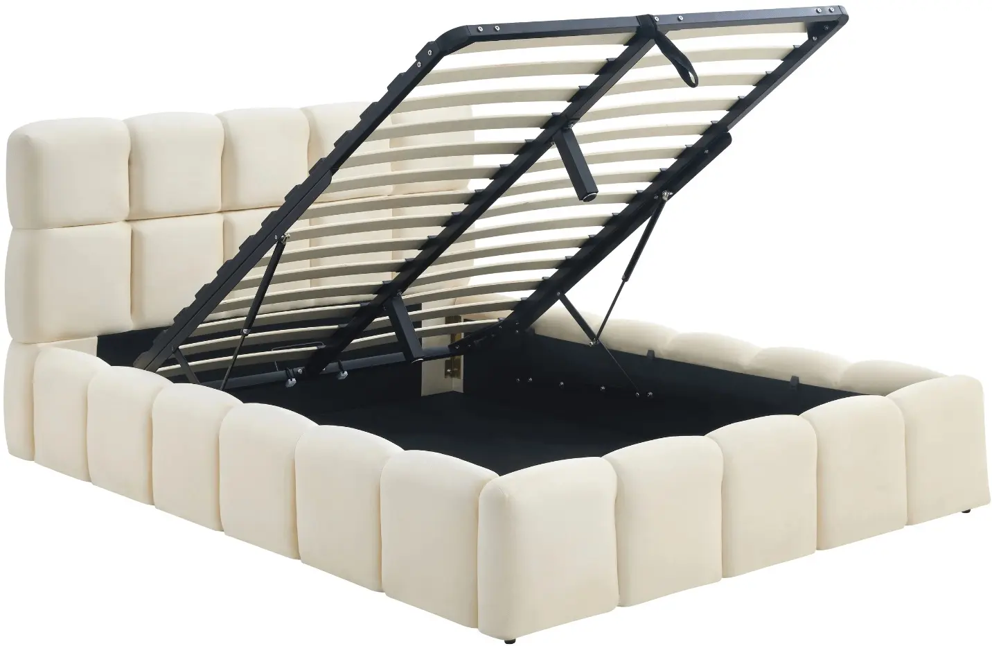 Pat Mebel Elite Muracja mecanism de ridicare 140x200 Velour (Cream) - 2