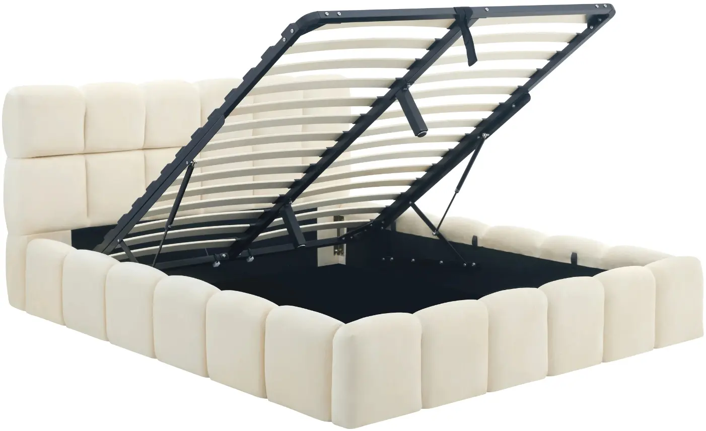 Pat Mebel Elite Muracja mecanism de ridicare 160x200 Velour (Cream) - 2