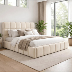 Pat Mebel Elite Muracja mecanism de ridicare 160x200 Velour (Cream)