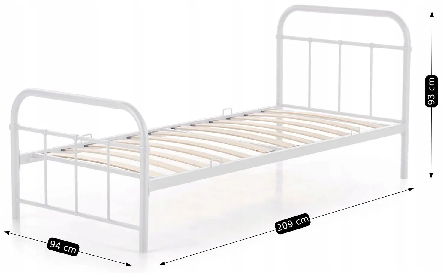 Pat Mebel Elite Pablo 90x200 (White)